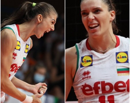 Две от волейболните националки оглавиха индивидуални класации след Евроволей 2021