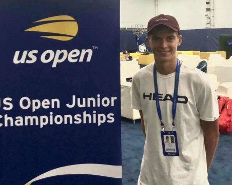 Българин на 1/4 финал на юношеския US Open