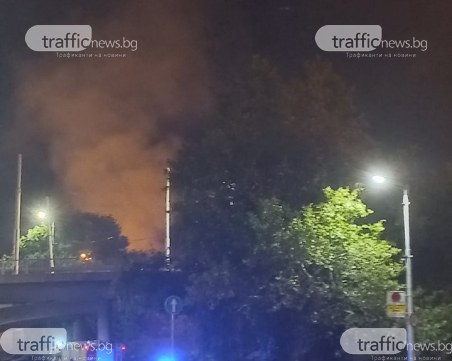 Пожар горя до Бетонния мост