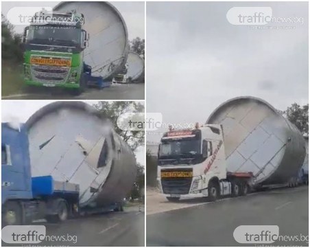 Освен без ток: Извънгабаритните товари оставиха жена без кола край Пловдив