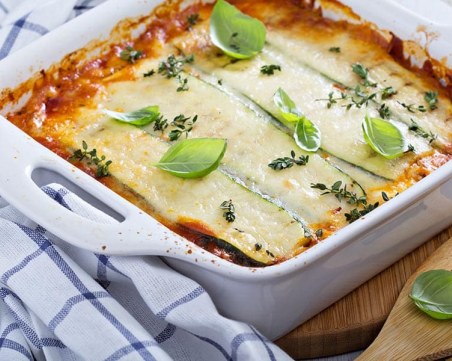 Лазаня от тиквички с кайма