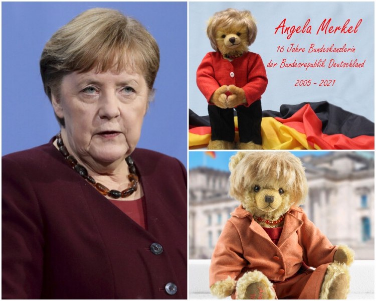 Пускат плюшени мечета на Ангела Меркел
