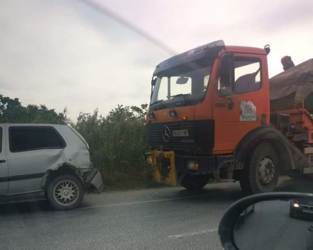 Катастрофа на Околовръстното на Пловдив, движението е затруднено