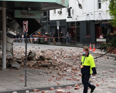 Сериозни щети след силен трус в Австралия