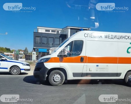 Катастрофа на Околовръстното, полиция и линейка са на място