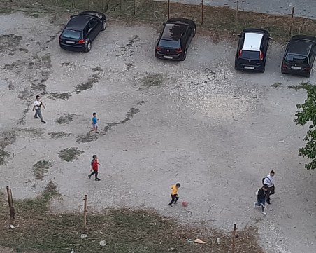 Спортна площадка в центъра на Пловдив се превърна в