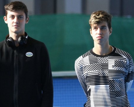Александър Лазаров и Адриан Андреев отпаднаха на двойките в Sofia Open