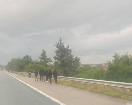Отново: Хванаха 20 бежанци в тир на АМ Тракия