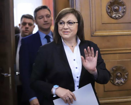 БСП подкрепиха Радев за президент, Нинова: Без нас не може да бъде създадено правителство