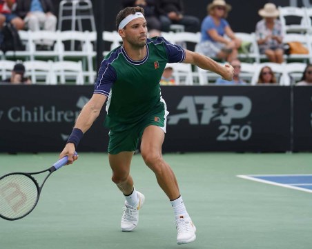 Григор Димитров се класира за чатвъртфиналите в Сан Диего за по-малко от час