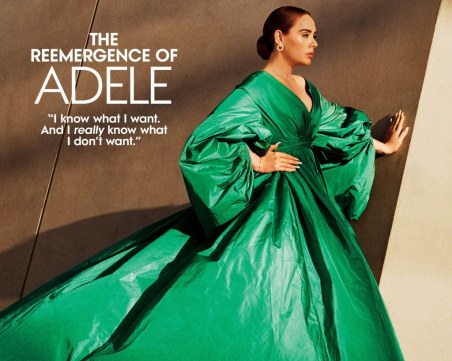 Неузнаваемата Адел е новото лице на корицата на VOGUE