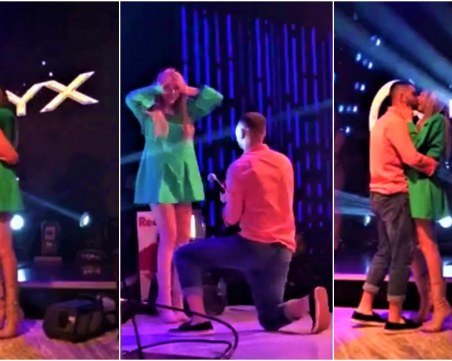 Романтично предложение за брак под звуците на Менделсон в ONYX Club
