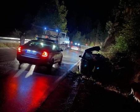 Катастрофа затвори пътя Асеноград – Смолян