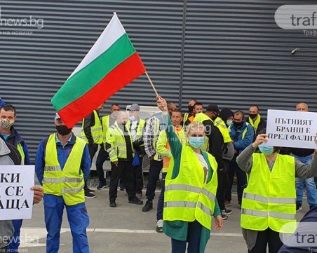 Полицията вика пътищари от Пловдив на разпит заради протестите