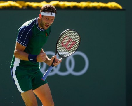 Григор Димитров победи за осми път играч от топ 3