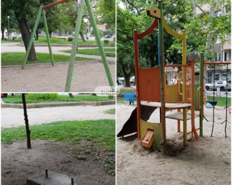 Прокуратурата установи множество нередности в състоянието на детските площадки в България
