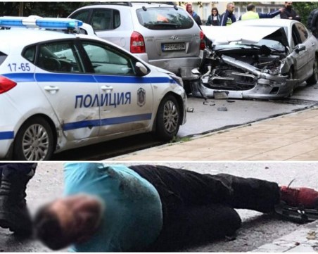 Екшън - пиян шофьор в гонка с полицията, блъсна две патрулки и три други коли в Разград