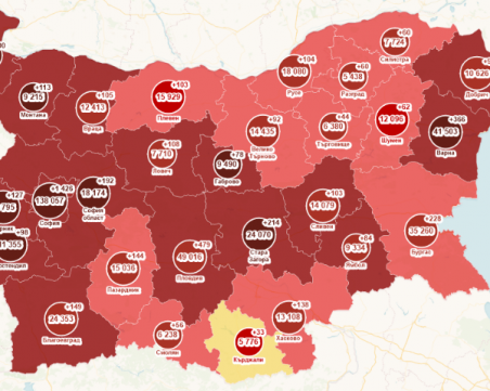 Пловдив влезе в тъмночервената COVID зона