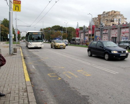 Временна организация на движението по бул. 