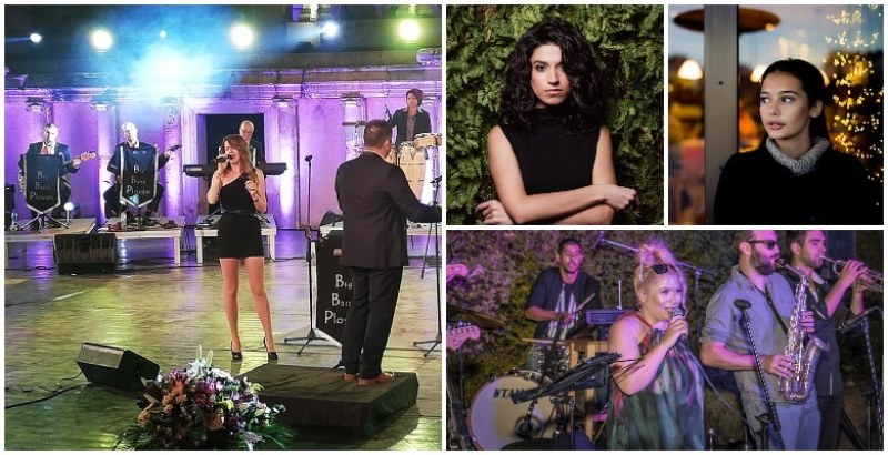 Четири млади дами пеят песни от емблематични филми на Plovdiv Jazz Fest