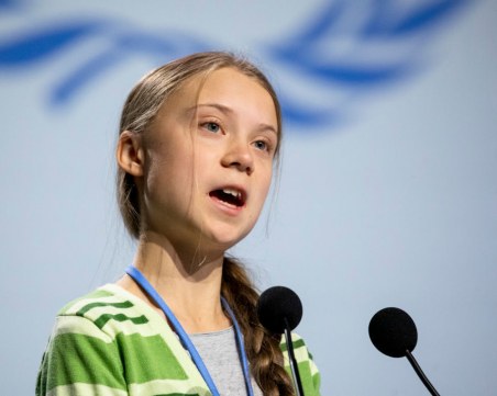 Грета Тунберг се включи в протест в Лондон