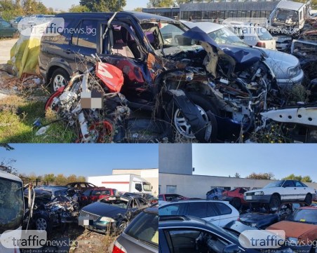 Музеят на трагедията в Пловдив - дворът на КАТ пази спомен от тежките катастрофи в града