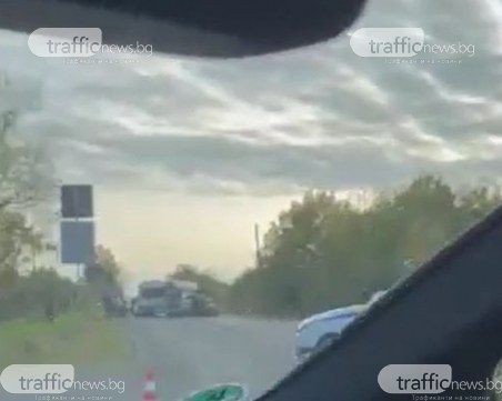 Навлизане в насрещното движение е причината за катастрофата край Черноземен