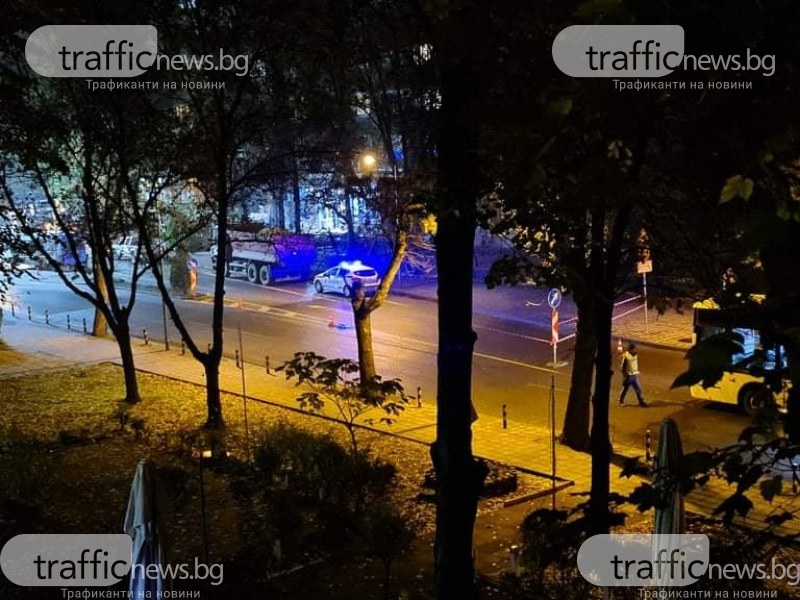 Тежка ВиК авария в центъра на Пловдив, ограничиха движението по основна улица