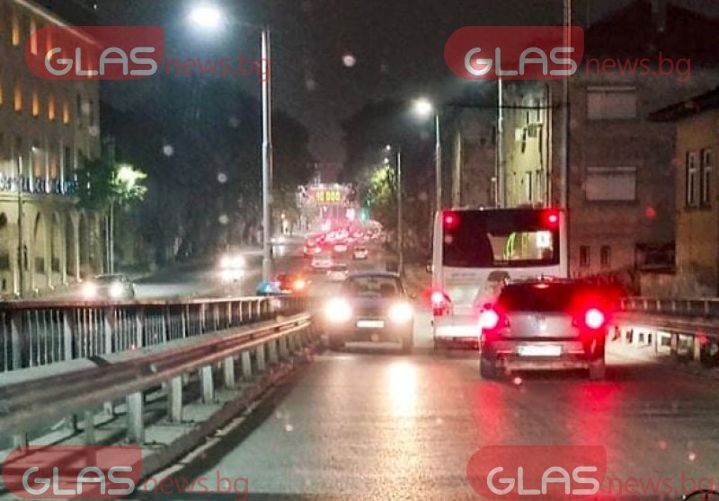 Шофьор влезе в насрещното на Бетонния мост в Пловдив