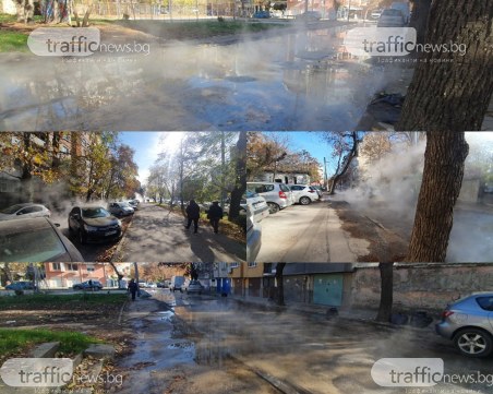 Пловдивчани от квартала, превърнал се в парна баня: Помислихме, че блокът гори