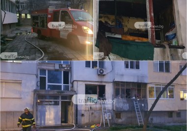 Ден след пожара в апартамента на ужасите: Опушени стени, разтопени кабели, изгорели врати и тонове боклук