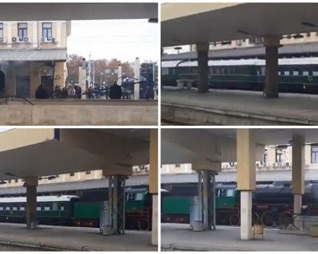 Ретро парен локомотив блокира за ден първи коловоз на Централна гара в Пловдив