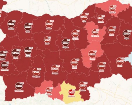 Заболеваемостта у нас падна под 700 на 100 000 души