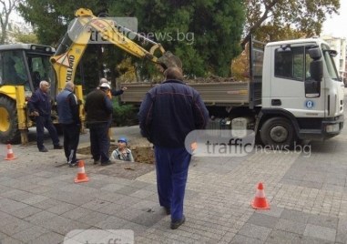 Три ВиК аварии са станали днес в Пловдив Водопроводи са