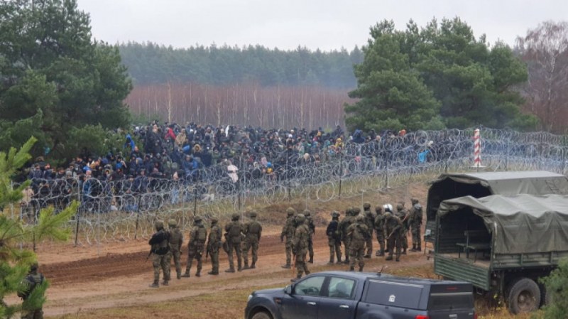Мигрантският натиск по границата на Полша с Беларус се възобнови