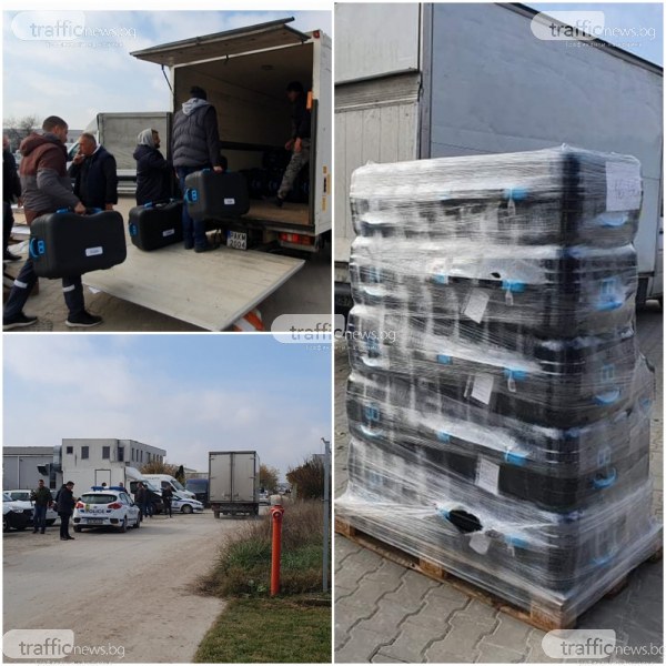 Машините за балотажа потеглиха към пловдивските училища, кордон от полиция ги пази