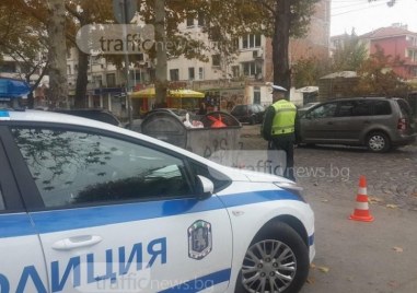 Мъж бе арестуван след скандал в центъра на Пловдив Около