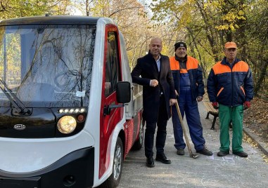 Електрически товарен автомобил подпомага работата на администрацията в район Тракия