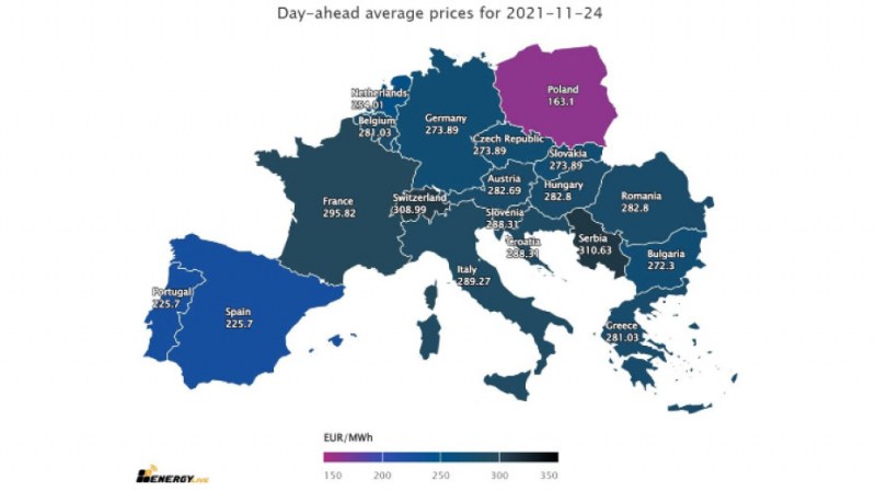 Утре: Рекордни цени на тока в България и Европа