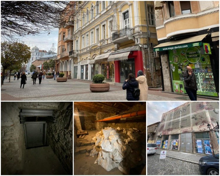 Полиция и археолози втрещени от катакомбите, изкопани от Мирослав Стамов под Главната