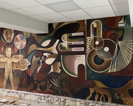 Стенопис на Христо Стефанов бе реставриран в Стамболийски