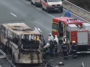ИПБ: Отсечката, на която пламна автобусът, е високо рискова за ПТП