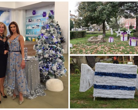 Новата коледна украса пред Община Пловдив дело на топдизайнерка, резултатът - далеч от очаквания