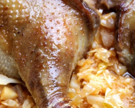 Бърза рецепта за пуйка със зеле