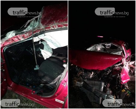 Зверска катастрофа! Кола излетя от пътя за Белащица, няма следа от шофьор и пътници