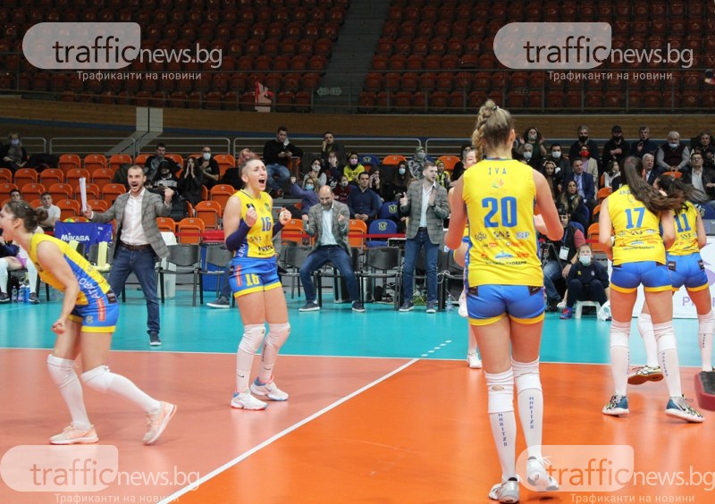 Женският волейболен шампион на България Марица Пловдив изигра силен мач