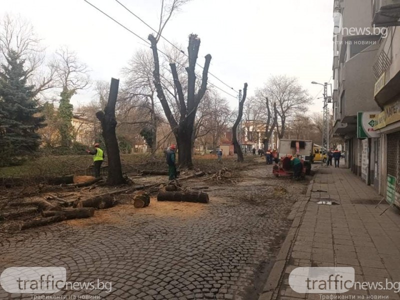 Започна подготовката за реконструкцията на улица „Даме Груев“. От днес
