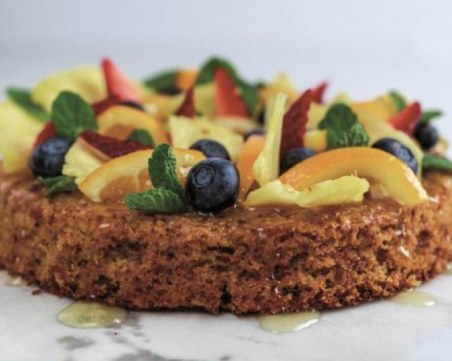 Постен сладкиш с бадеми и портокали - лек и ароматен