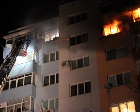 Фаталният пожар в блок в Благоевград е умишлено предизвикан от една от жертвите