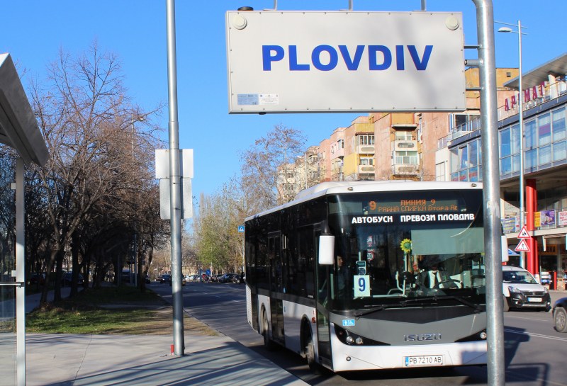 5 автобусни линии в Пловдив остават в променен маршрут до понеделник следобед
